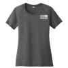 Ladies PosiCharge ® Tri Blend Wicking Scoop Neck Raglan Tee Thumbnail